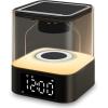 imageJALL Night Light Bluetooth Speaker 2023 Upgraded Multi Colorful Changing Bedside Lamp Alarm Clock Best Birthday Ideas for 10 11 12 13 14 Year Old Teenage Boy Girl WhiteBlack