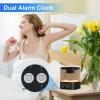 imageJALL Night Light Bluetooth Speaker 2023 Upgraded Multi Colorful Changing Bedside Lamp Alarm Clock Best Birthday Ideas for 10 11 12 13 14 Year Old Teenage Boy Girl WhiteBlack