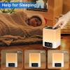 imageJALL Night Light Bluetooth Speaker 2023 Upgraded Multi Colorful Changing Bedside Lamp Alarm Clock Best Birthday Ideas for 10 11 12 13 14 Year Old Teenage Boy Girl WhiteWhite