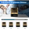 imageJALL Night Light Bluetooth Speaker 2023 Upgraded Multi Colorful Changing Bedside Lamp Alarm Clock Best Birthday Ideas for 10 11 12 13 14 Year Old Teenage Boy Girl WhiteBlack