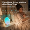 image:imageJALL Full Screen Dimmer Sunrise Alarm Clocks for Bedrooms Wake Up Light with FM Radio 25 White Noise Sleep Sounds Bluetooth Speaker Dual Alarms Bedside Clock for Heavy SleepersWood Grain