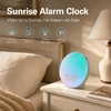image:imageJALL Full Screen Dimmer Sunrise Alarm Clocks for Bedrooms Wake Up Light with FM Radio 25 White Noise Sleep Sounds Bluetooth Speaker Dual Alarms Bedside Clock for Heavy SleepersPutty