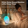 image:imageJALL Full Screen Dimmer Sunrise Alarm Clocks for Bedrooms Wake Up Light with FM Radio 25 White Noise Sleep Sounds Bluetooth Speaker Dual Alarms Bedside Clock for Heavy SleepersPutty