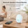 image:imageJALL Full Screen Sleep Sound Machine Sunrise Alarm Clock with 25 White Noise Nature Sounds Wake Up Light for Bedrooms HiFi Bluetooth Speaker 8Hour Sleep TimerCream
