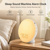 image:imageJALL Full Screen Sleep Sound Machine Sunrise Alarm Clock with 25 White Noise Nature Sounds Wake Up Light for Bedrooms HiFi Bluetooth Speaker 8Hour Sleep TimerPutty