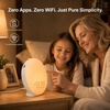 image:imageJALL Full Screen Sleep Sound Machine Sunrise Alarm Clock with 25 White Noise Nature Sounds Wake Up Light for Bedrooms HiFi Bluetooth Speaker 8Hour Sleep TimerPutty