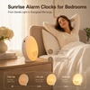 image:imageJALL Full Screen Sleep Sound Machine Sunrise Alarm Clock with 25 White Noise Nature Sounds Wake Up Light for Bedrooms HiFi Bluetooth Speaker 8Hour Sleep TimerPutty