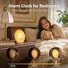 image:imageJALL FullScreen Wake Up Light Sunrise Alarm Clocks for Bedrooms White Noise Machine for Heavy Sleepers 25 Natural Sounds Dual Alarms FM Radio 17 Dimmable Colors Bluetooth SpeakerBeige