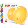 image:imageJALL FullScreen Wake Up Light Sunrise Alarm Clocks for Bedrooms White Noise Machine for Heavy Sleepers 25 Natural Sounds Dual Alarms FM Radio 17 Dimmable Colors Bluetooth SpeakerBeige