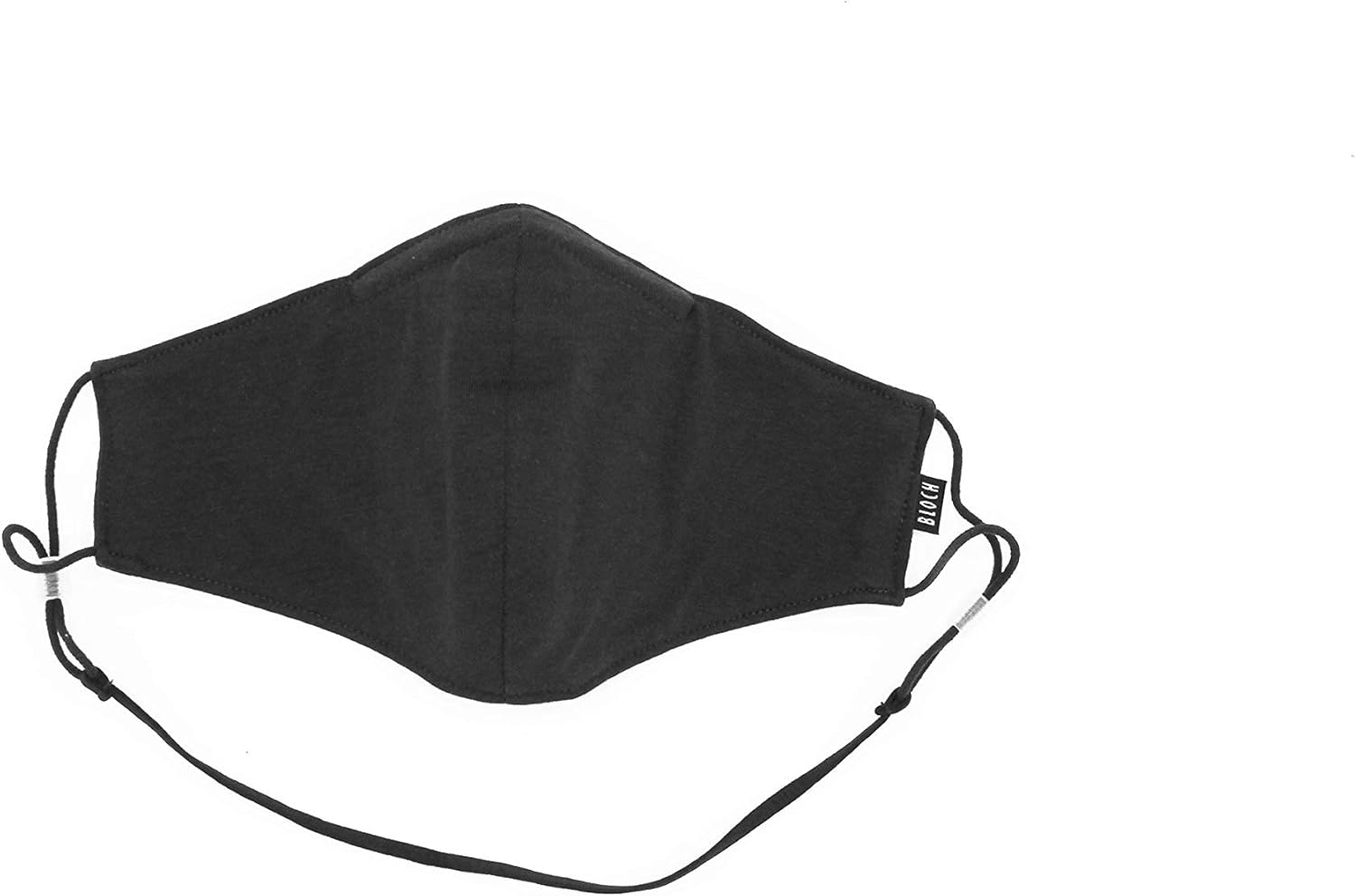 Bloch unisexadult Adult Soft Stretch Reusable Face Mask With Lanyard and Moldable Nose Pad Pack of 3Black