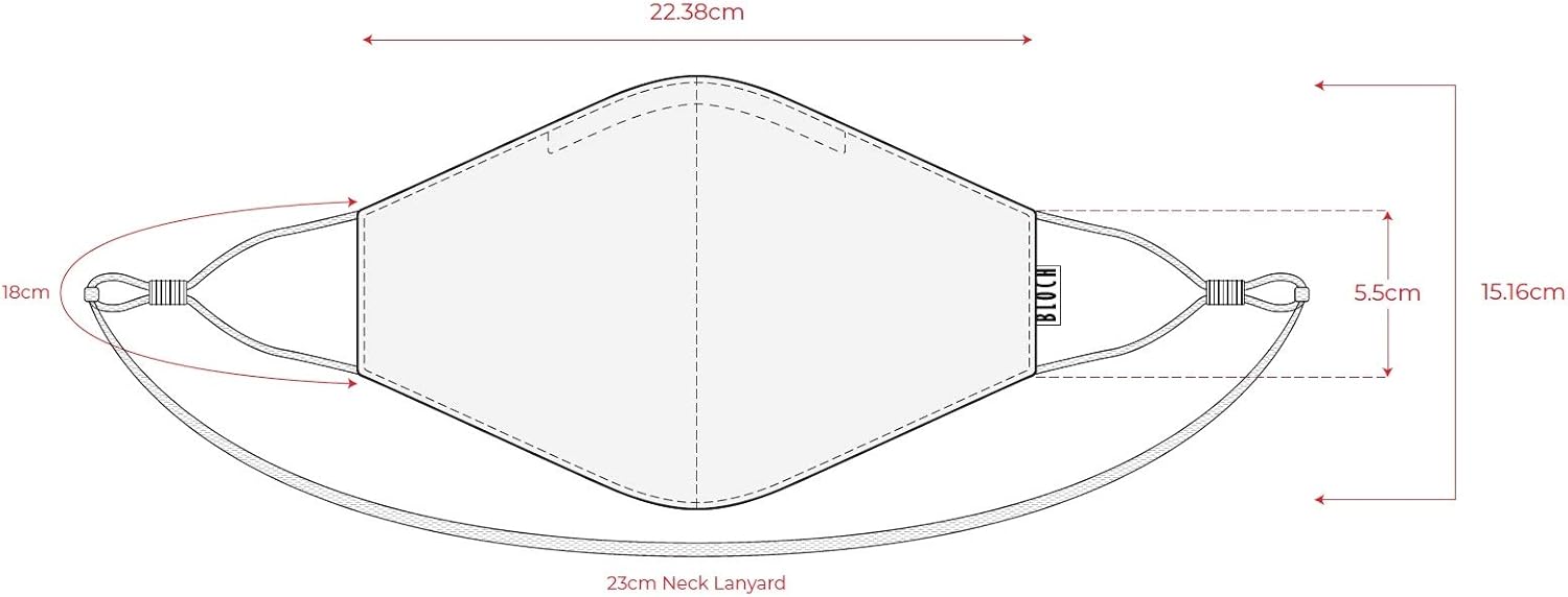 Bloch unisexadult Adult Soft Stretch Reusable Face Mask With Lanyard and Moldable Nose Pad Pack of 3Sand