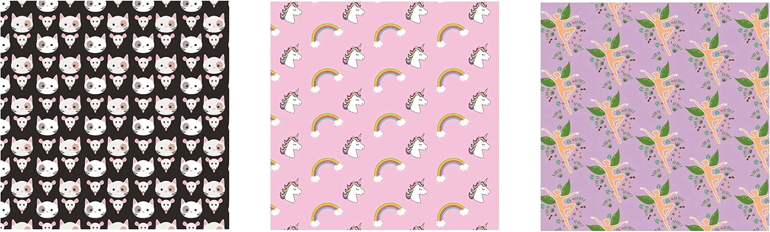 Bloch unisexchild Childrens Soft Stretch Reusable Face Mask With Lanyard and Moldable Nose Pad Pack of 3 Assorted PrintsAssorted Prints 3