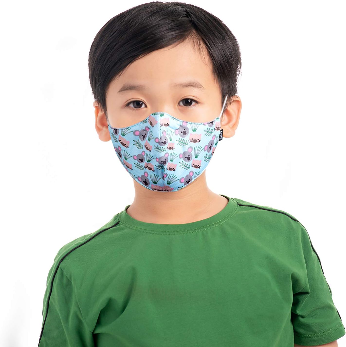 Bloch unisexchild Childrens Soft Stretch Reusable Face Mask With Lanyard and Moldable Nose Pad Pack of 3 Assorted PrintsAssorted Prints 4