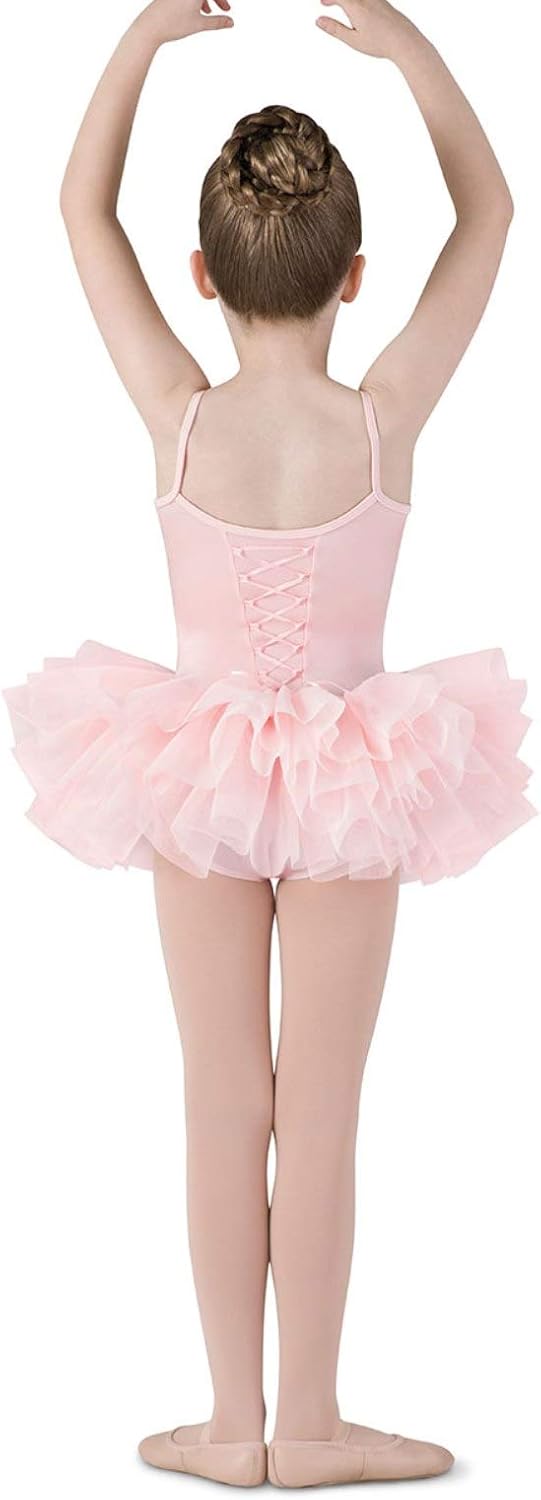 Mirella Girls Corset Back Camisole Tutu DressPink