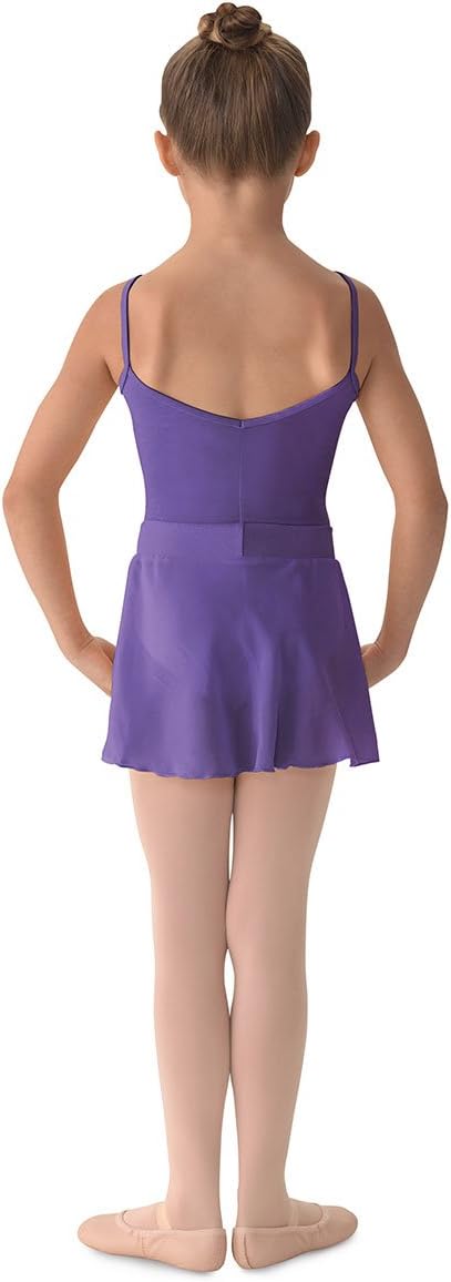 Mirella Girls Georgette Mock Wrap SkirtPeriwinkle