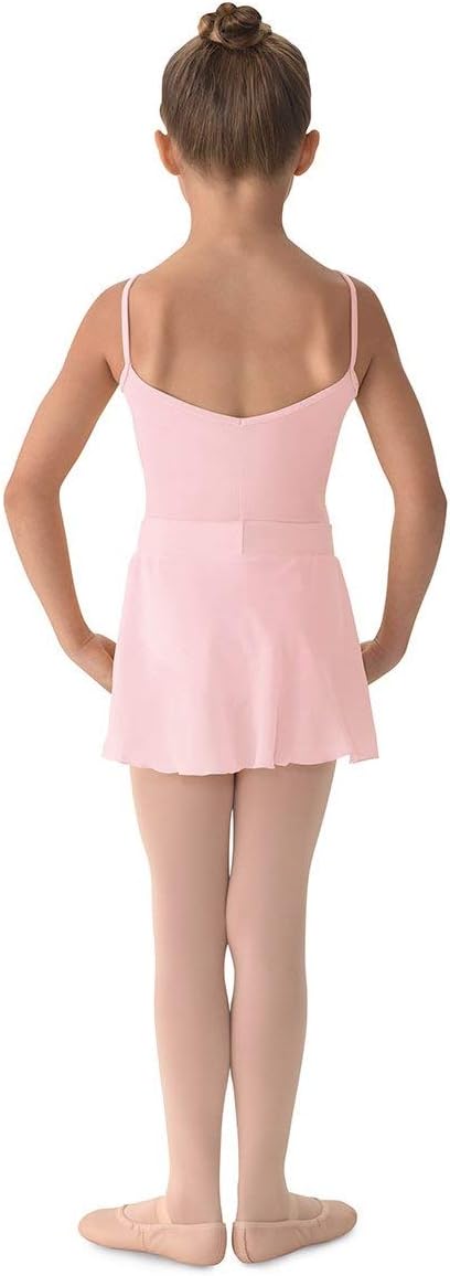Mirella Girls Georgette Mock Wrap SkirtPink
