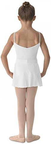 Mirella Girls Georgette Mock Wrap SkirtWhite