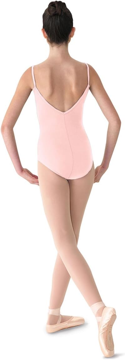 Mirella Womens Classic Scoop Front VBack Camisole Dance LeotardPink