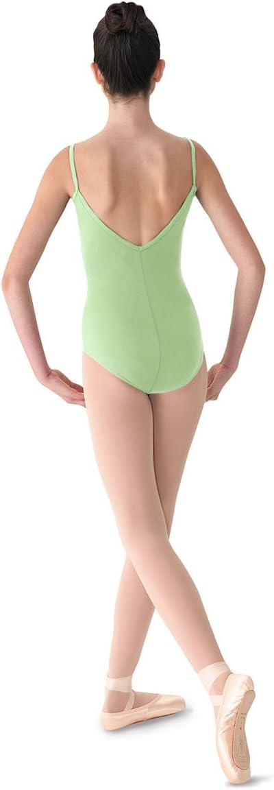 Mirella Womens Classic Scoop Front VBack Camisole Dance LeotardSeafoam