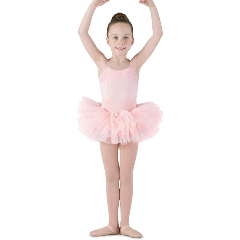 Mirella Girls Corset Back Camisole Tutu DressPink