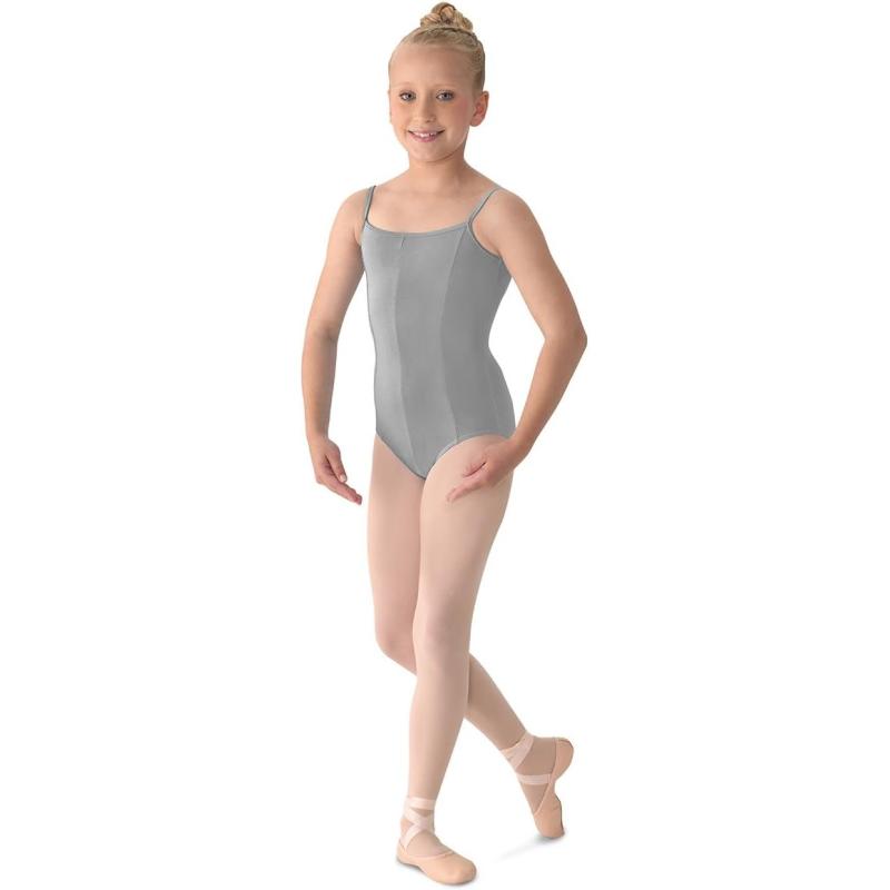 Mirella Girls Princess Seam Camisole Dance LeotardGrey