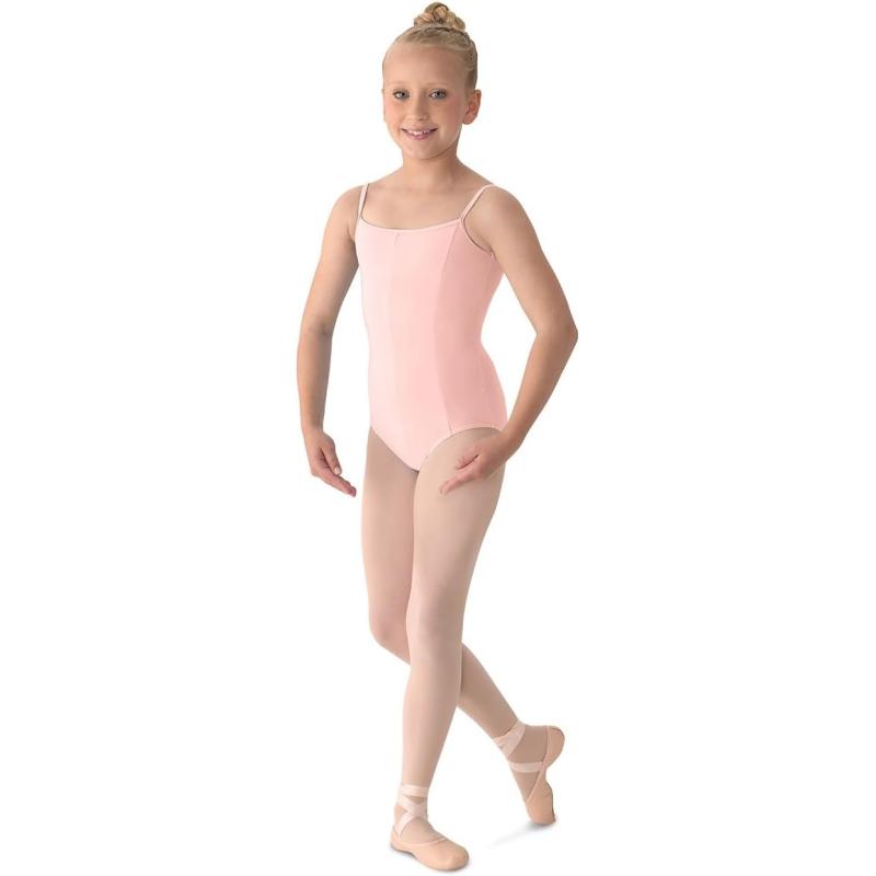 Mirella Girls Princess Seam Camisole Dance LeotardPink