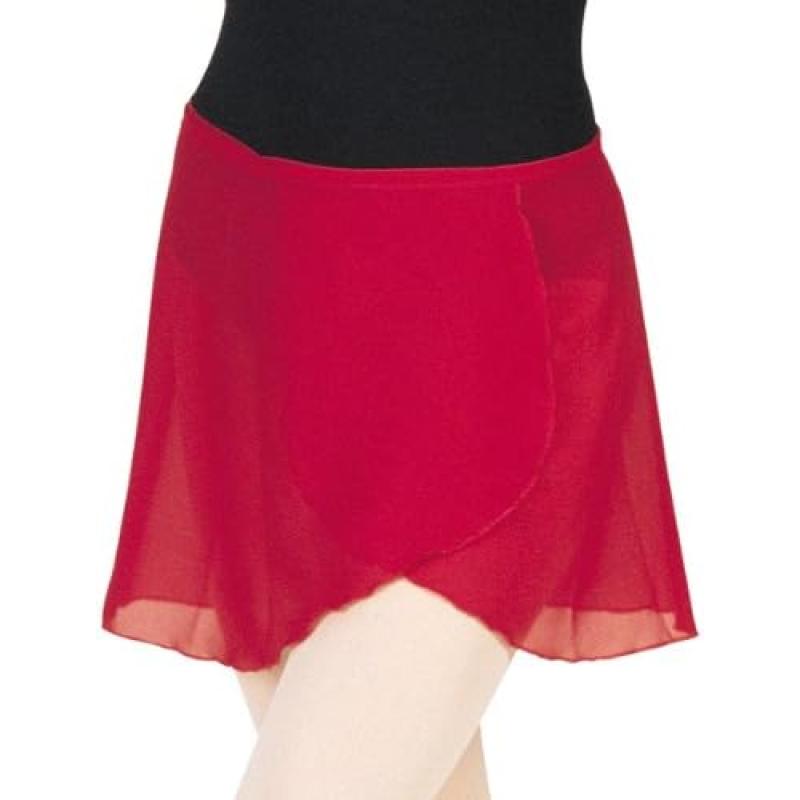 Mirella Womens Georgette Wrap Dance SkirtGrey