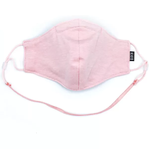 Bloch unisexchild Childrens Soft Stretch Reusable Face Mask With Lanyard and Moldable Nose Pad Pack of 3Light Pink