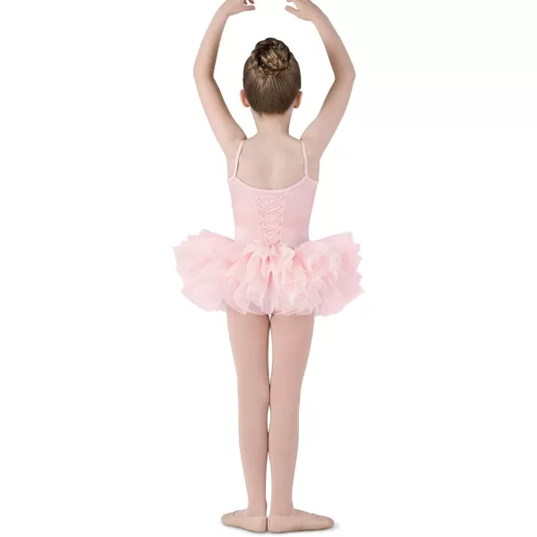 Mirella Girls Corset Back Camisole Tutu DressPink