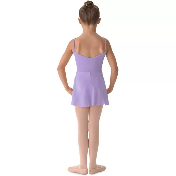 Mirella Girls Georgette Mock Wrap SkirtLilac