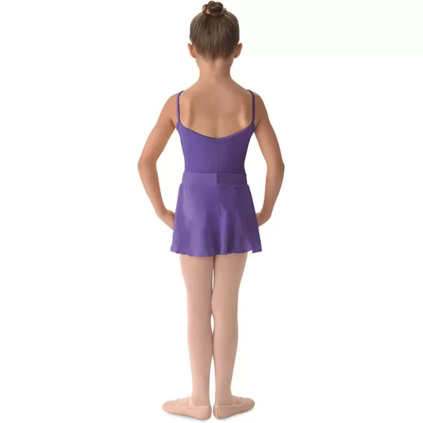 Mirella Girls Georgette Mock Wrap SkirtPeriwinkle