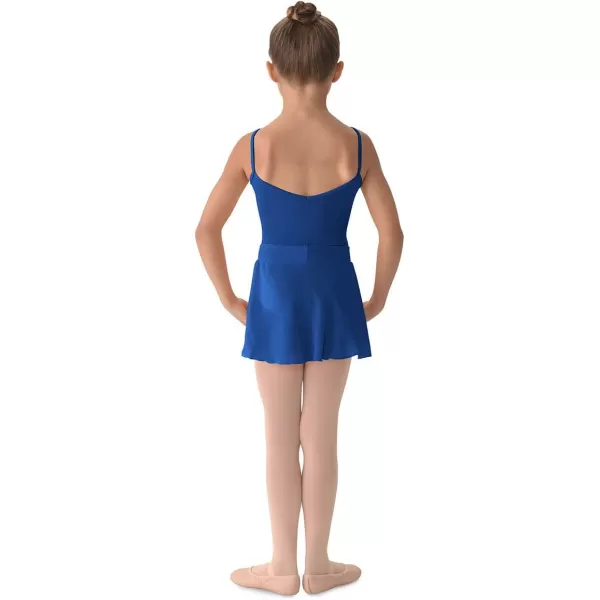 Mirella Girls Georgette Mock Wrap SkirtRoyal