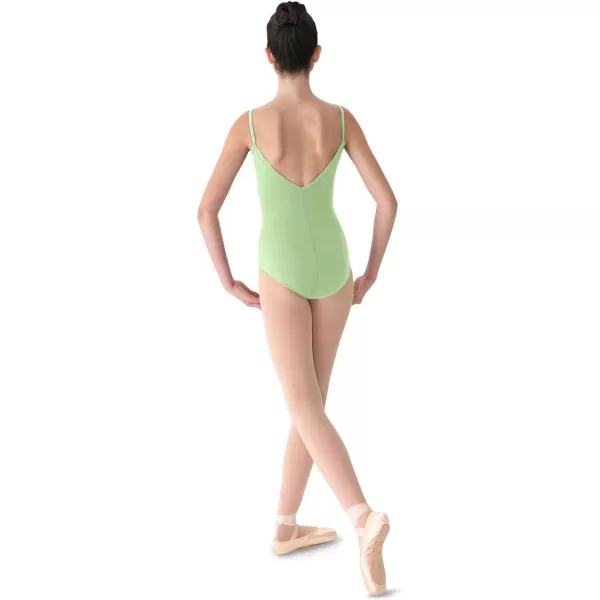 Mirella Womens Classic Scoop Front VBack Camisole Dance LeotardSeafoam