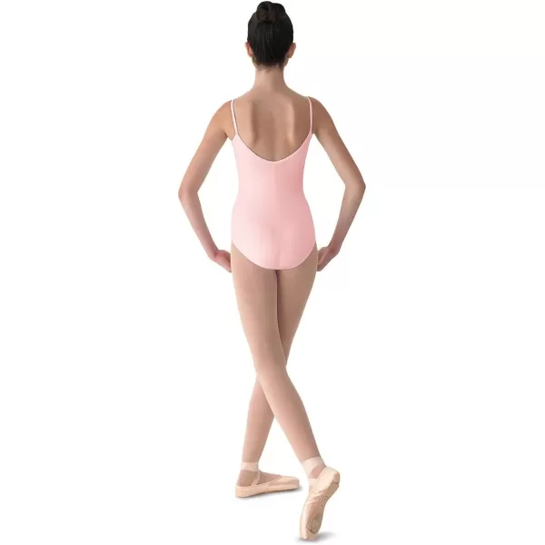 Mirella Womens Microlux Princess Seam VFront Camisole Dance LeotardPink