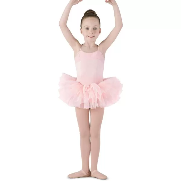 Mirella Girls Corset Back Camisole Tutu DressPink