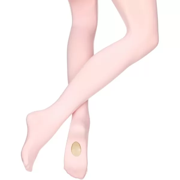 BLOCH Dance Girls Contour Soft Footed TightsLight Pink