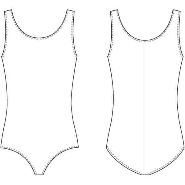 BLOCH Dance Womens Faire microlux Tank LeotardWhite
