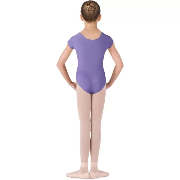 Bloch Dance Girls Dujour Microlux Short sleeve LeotardLavender