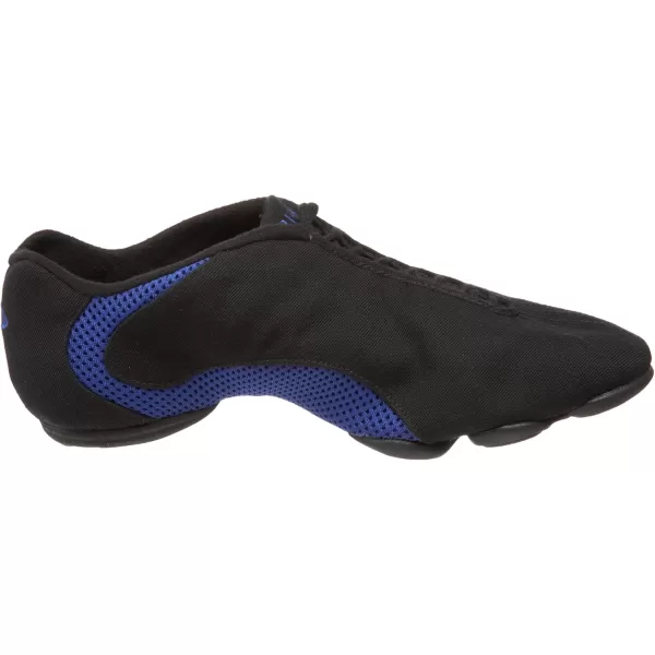 Bloch Dance Womens Amalgam Canvas and Mesh Split Sole Jazz SneakerBlue