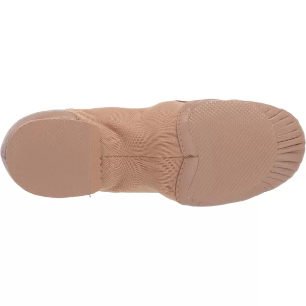 imageBloch Girls NeoFlex SlipOn Leather Jazz Shoes Dance Shoes Neoprene SlipOn Split Sole with EVA Forefoot and Heel PadsTan