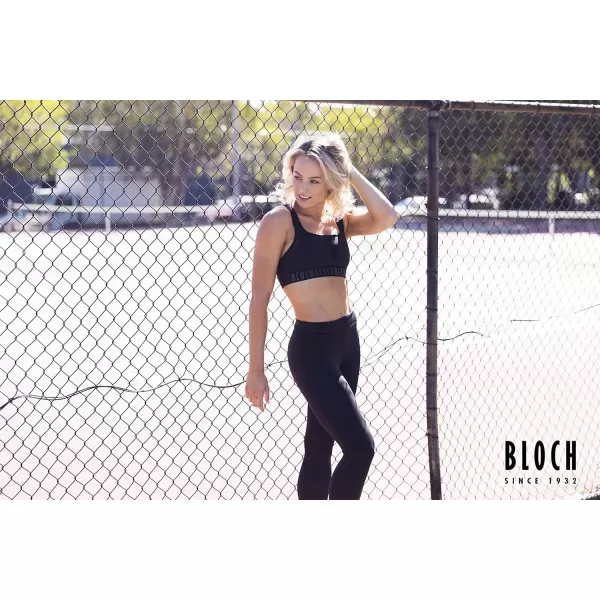 Bloch Petroula Racer Back Crop TopBlack