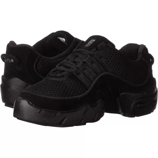 imageBloch Womens Boost DRT Suede and Mesh Split Sole Dance ShoeBlack