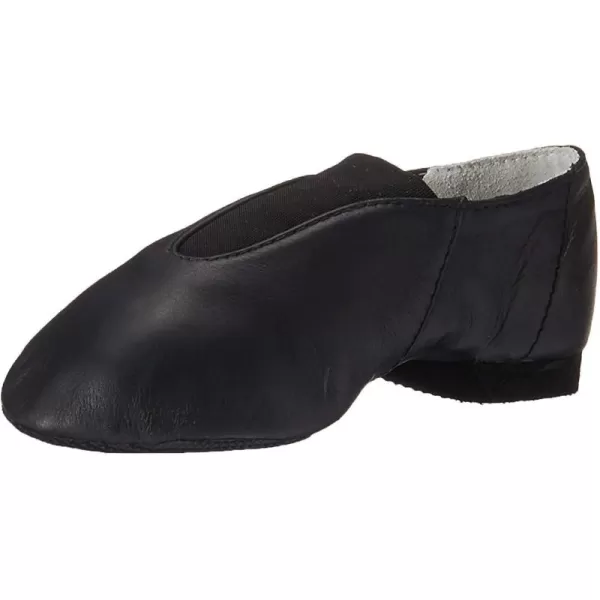 imageBloch Dance Jazz Shoe for Girls Bloch Dance Super Strong Elastic Slip On High Durability Superior Fit Rubber Split Sole Leather FlexibilityBlack