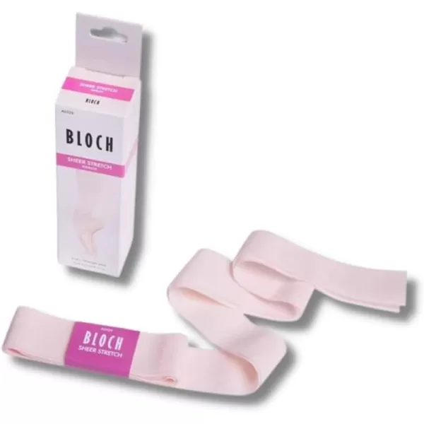 Bloch womens Minimalistballet Ballet Pointe Shoe Sheer Stretch Ribbon Pink One Size US