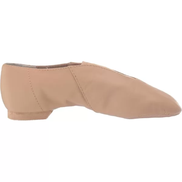 imageBLOCH Dance Jazz Women Shoes Super Leather with Strong Elastic Slip On High Durability Neoprene Stretch Satin Dancing ShoeTan