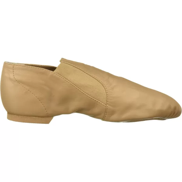 imageBloch Dance Womens Elasta Bootie Leather and Elastic Split Sole Jazz ShoeTan