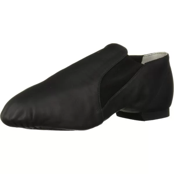 imageBloch Dance Womens Elasta Bootie Leather and Elastic Split Sole Jazz ShoeBlack