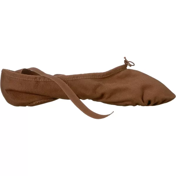 imageBloch Dance Mens Pump Split Sole Canvas Ballet SlipperShoeCocoa