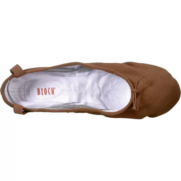 imageBloch Dance Mens Pump Split Sole Canvas Ballet SlipperShoeCocoa