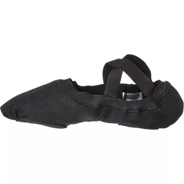 imageBloch Dance Mens Synchrony Split Sole Stretch Canvas Ballet Slipper  ShoeBlack